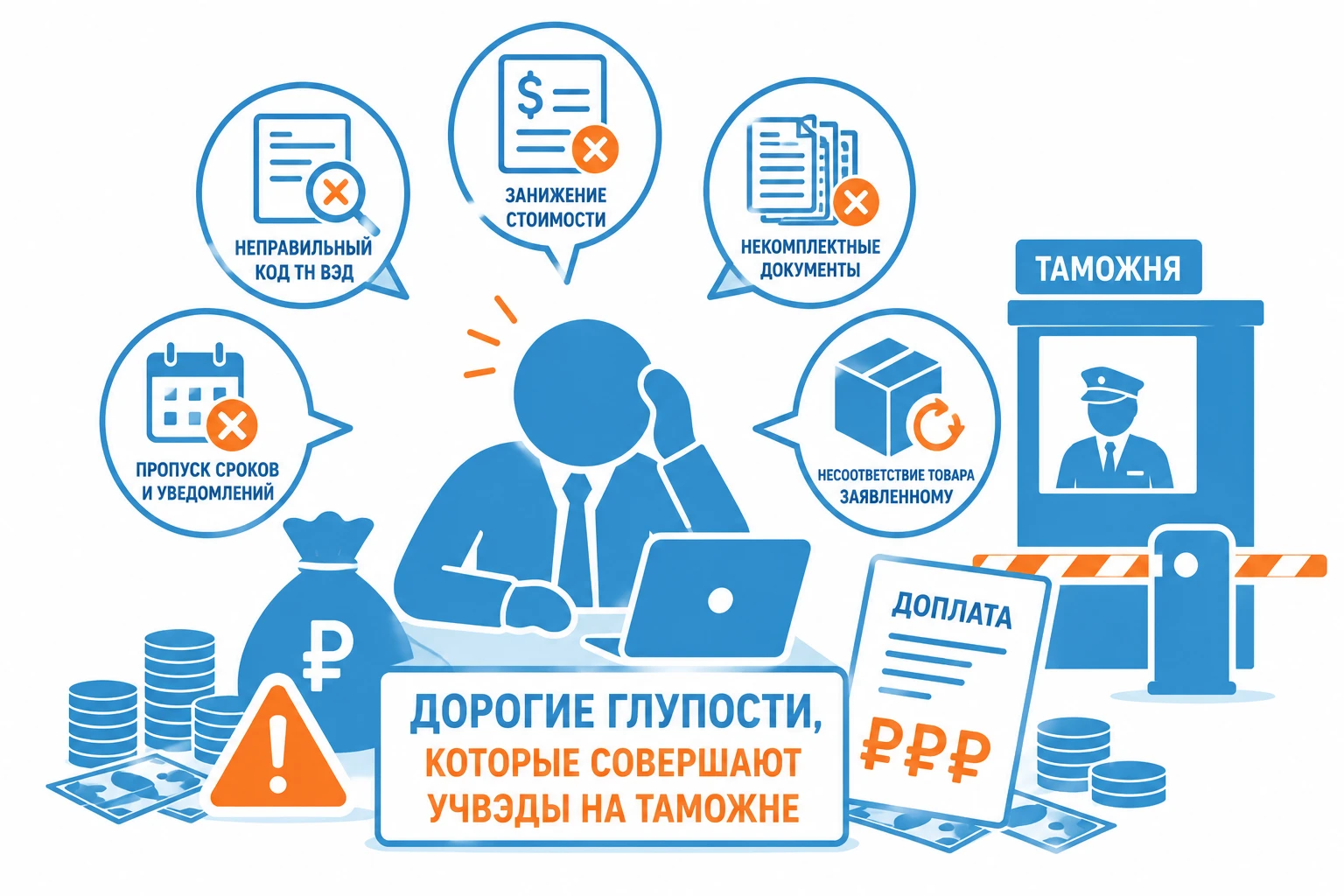 4 глупости, которые приводят к доплатам на таможне 