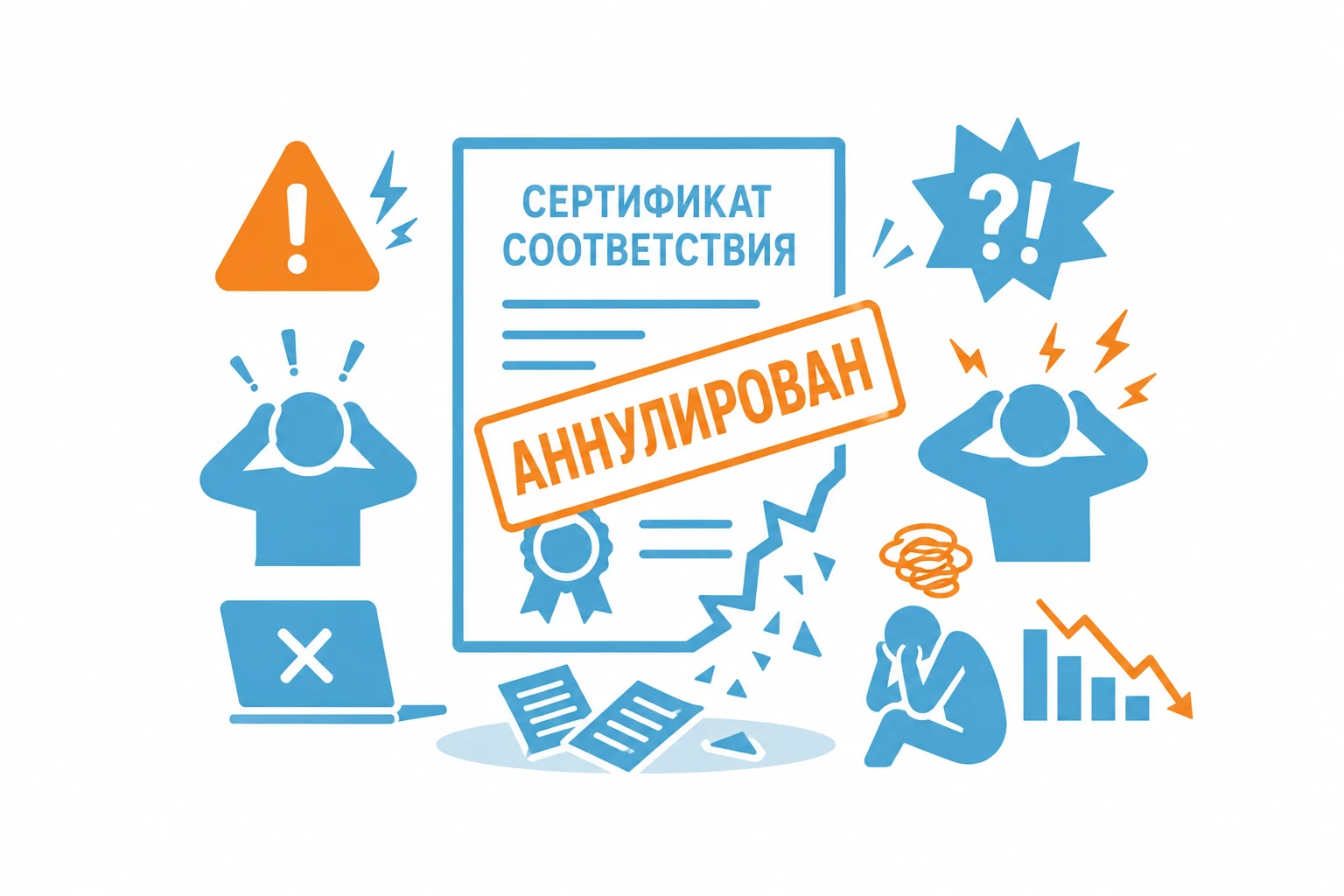Сертификат соответствия аннулирован: что делать? 